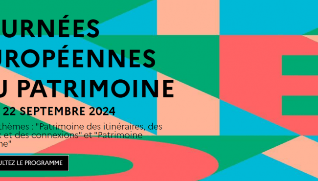 JOURNEES DU PATRIMOINE 21 ET 22 SEPTEMBRE 2024