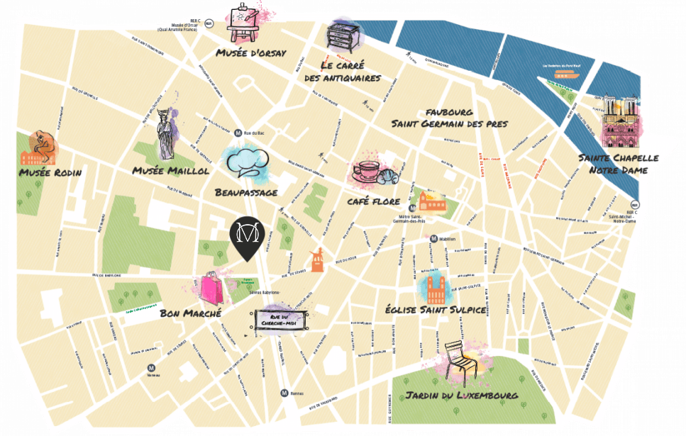 Hôtel Le Petit Chomel  - maps