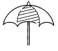 Loan of umbrellas